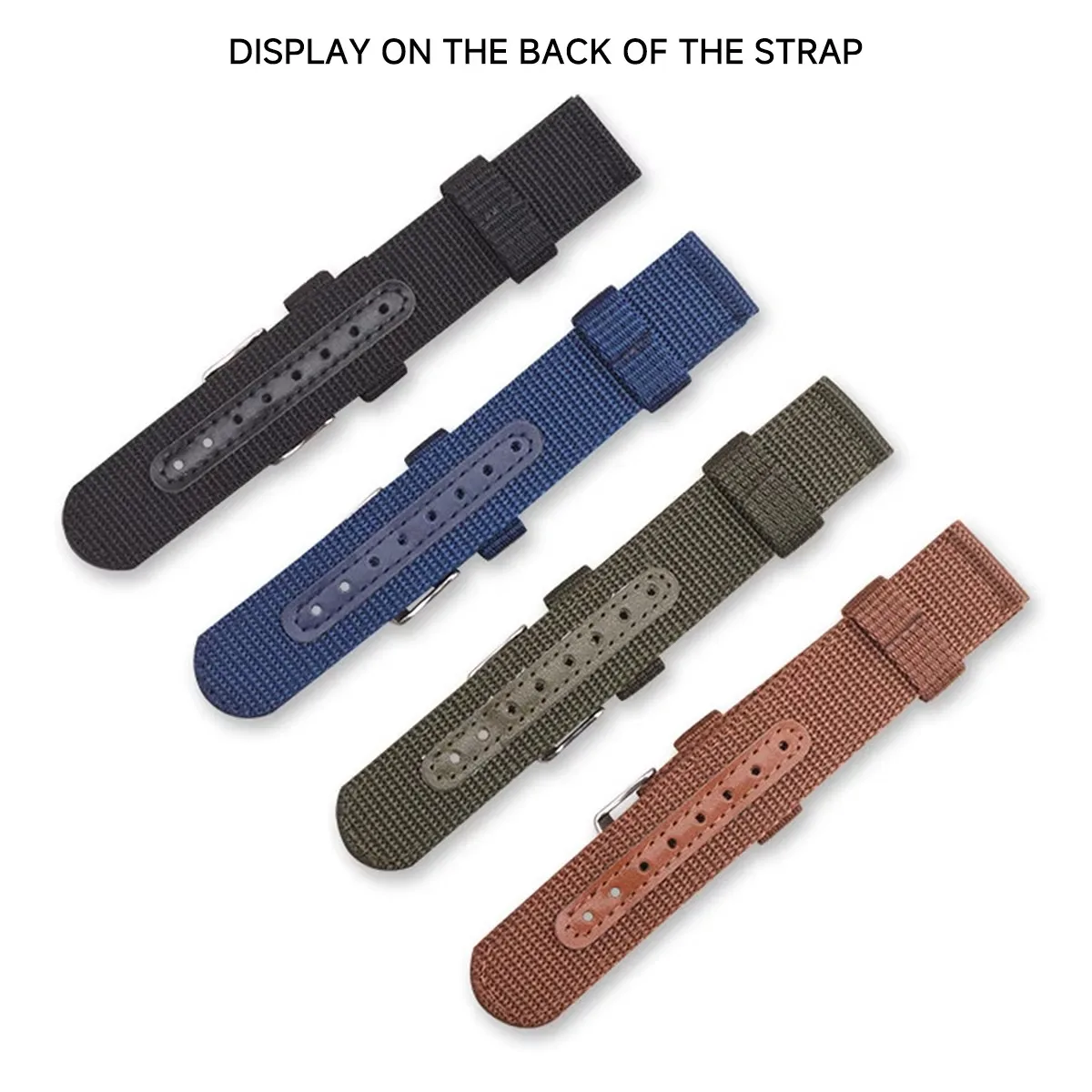 Canvas Strap Watch - Gelang jam tangan kanvas nilon Pria