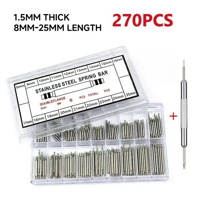 Spring Bar Tool Set - 270 Buah Set Batang Pegas Baja