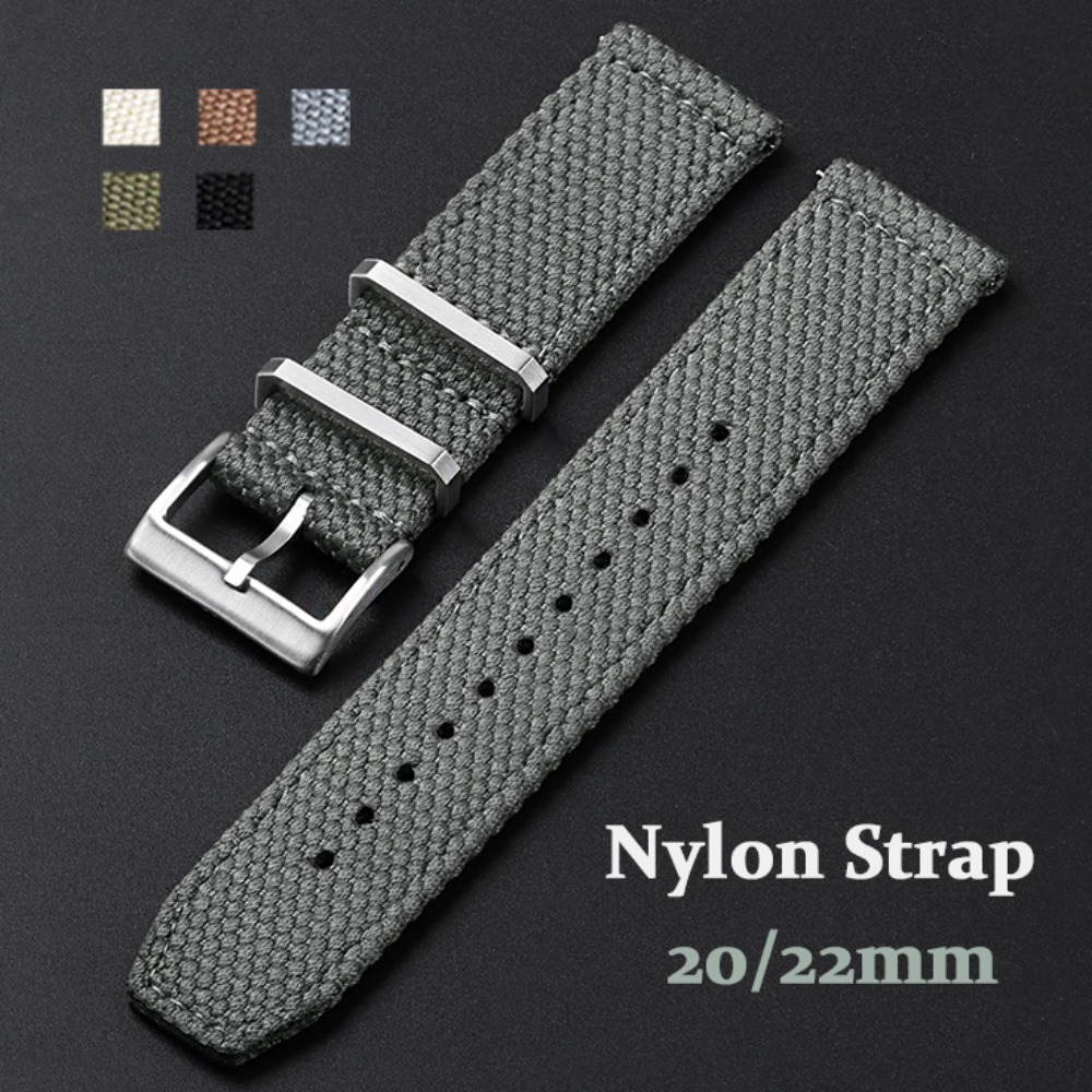 Nato Strap Nylon - Tali jam nilon 20mm 22mm, kualitas