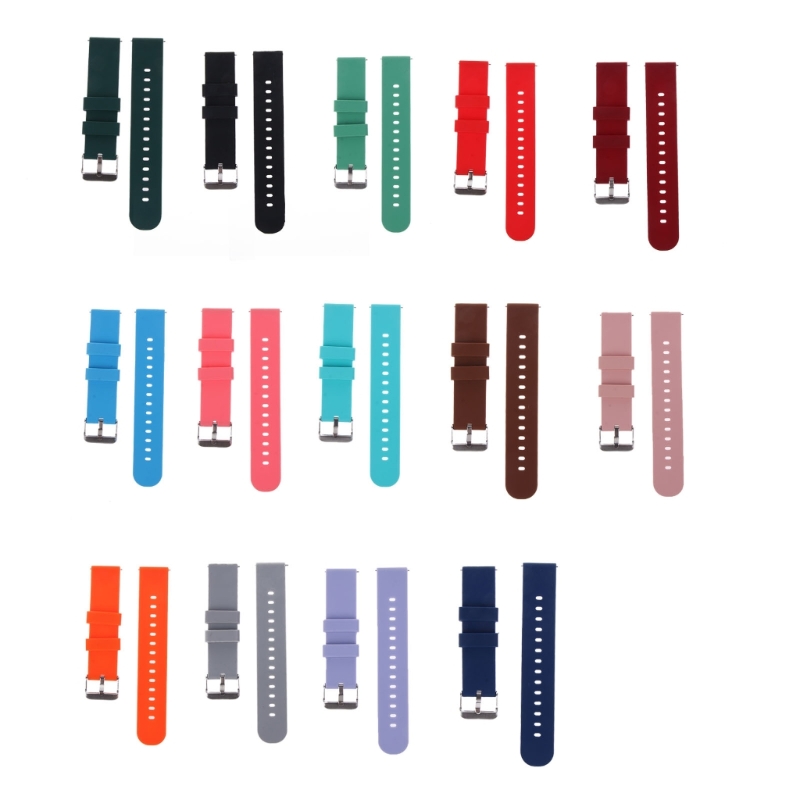 Silicone Watch Band 22Mm - Tali Silikon 20/22Mm Gelang Rilis Cepat