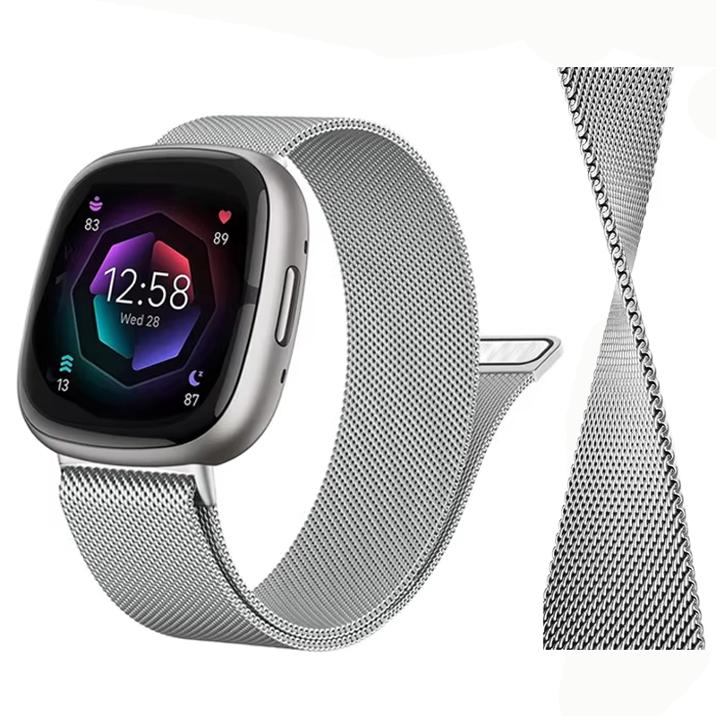 Milanese Loop Magnetic - Tali Milanese Loop untuk Fitbit Versa