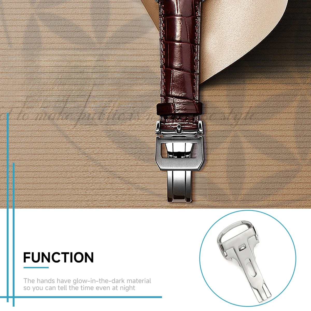 Gesper Jam Tangan Baja Tahan K - Butterfly Clasp Deployant ulasan dan harga