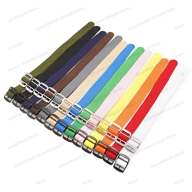 Gelang jam tangan nilon tenun  - Perlon Strap Woven ulasan dan harga