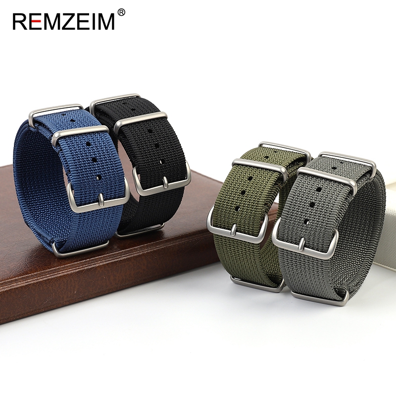 Tali jam nilon bergaris baru 1 - Nato Strap Nylon ulasan dan harga