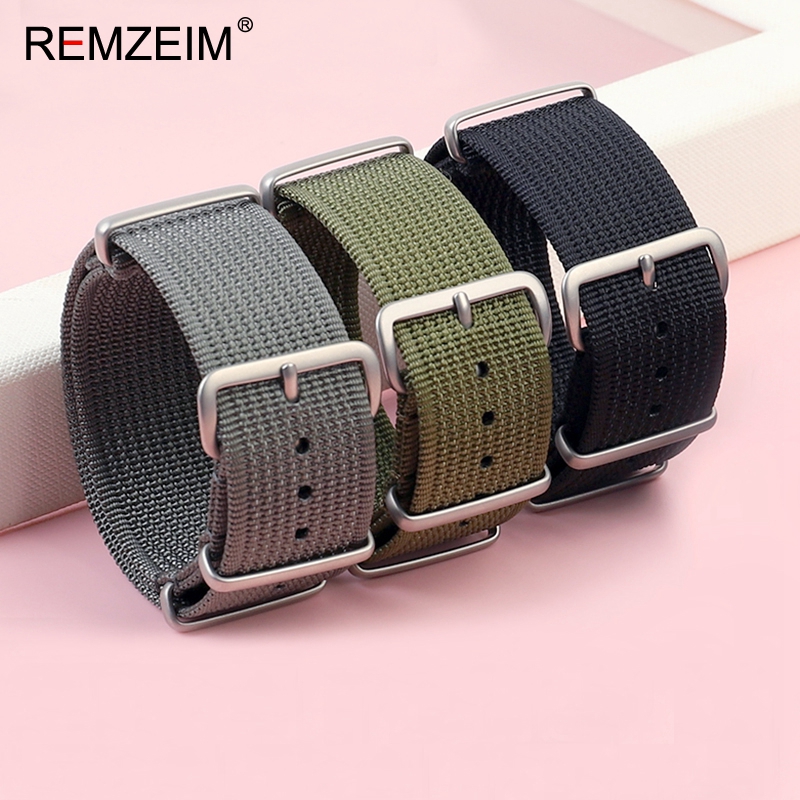 Tali jam nilon bergaris baru 1 - Nato Strap Nylon ulasan dan harga