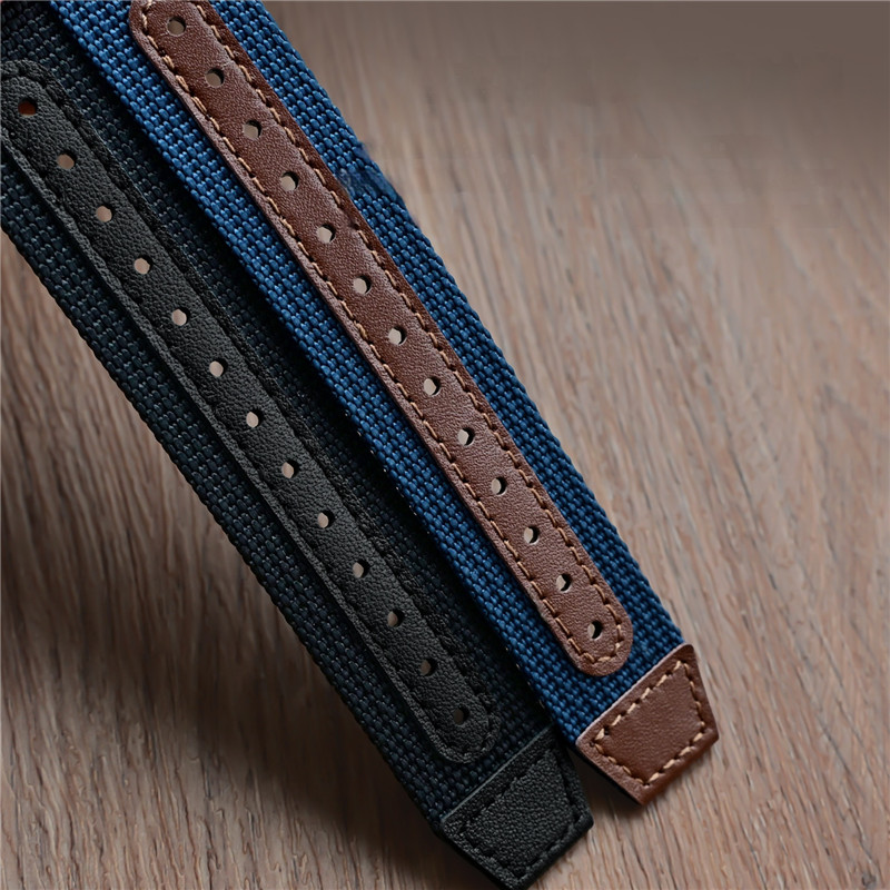 Tali Jam Tangan Bergaris Nilon - Canvas Strap Watch ulasan dan harga
