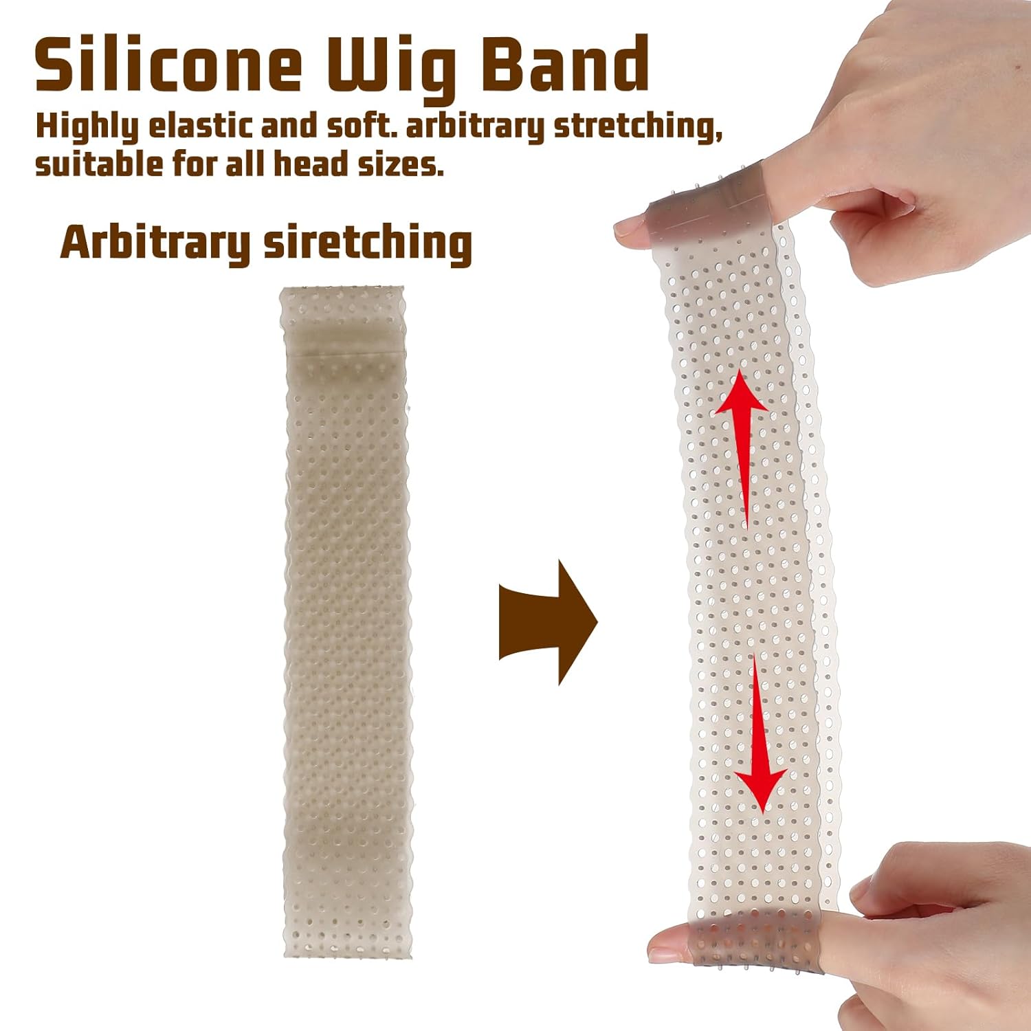 Pita Penahan Wig Silikon Anti- - Silicone Band Women ulasan dan harga