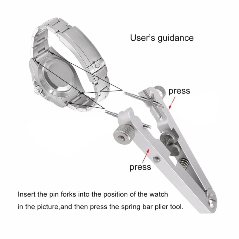 Tang Penghilang Tali Jam Tanga - Spring Bar Tool Set ulasan dan harga