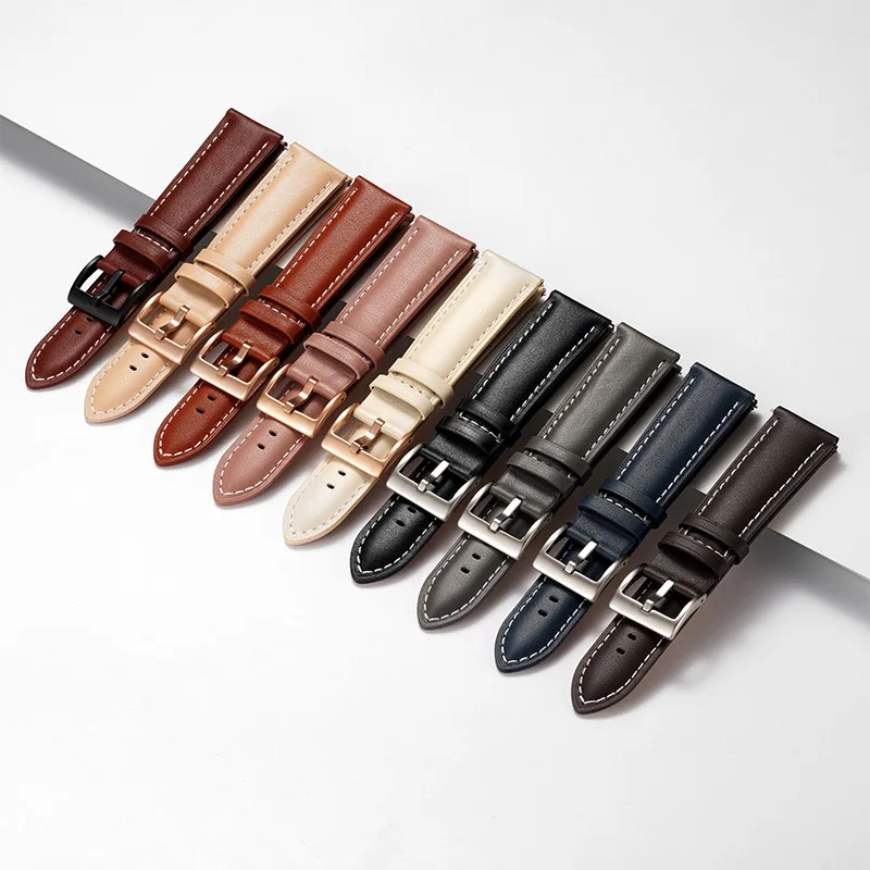 14mm 16mm 18mm 20mm 22mm Tali  - Leather Strap Quick Release ulasan dan harga