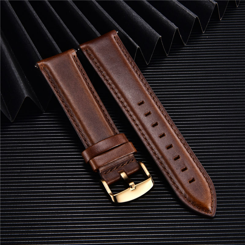 Tali Jam Tangan Kulit Asli Kua - Leather Strap Quick Release ulasan dan harga