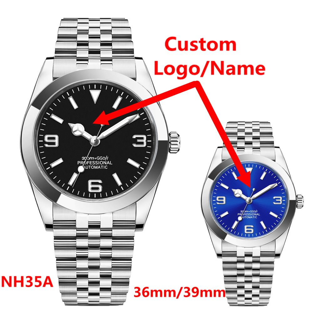 Jam Tangan Mewah Logo Kustom N - Stainless Bracelet Diver ulasan dan harga