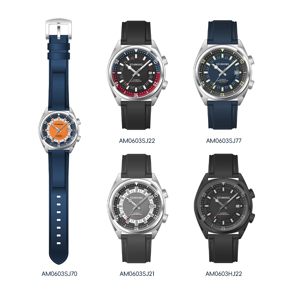 STARKING Jam Tangan Menyelam O - Rubber Strap Diver ulasan dan harga