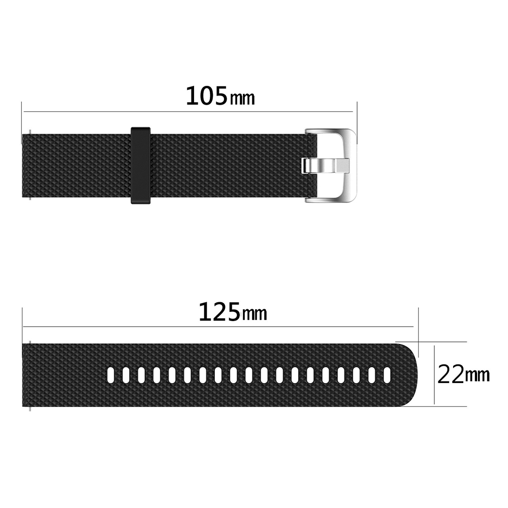Gelang Jam 22Mm untuk Tali Jam - Silicone Watch Band 22Mm ulasan dan harga