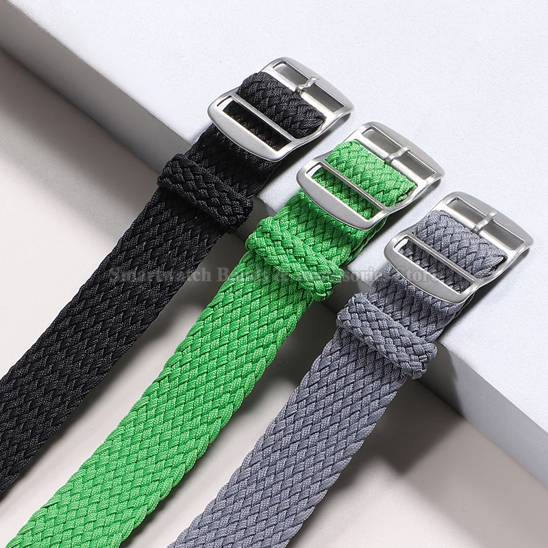 14mm 16mm 18mm 20mm 22mm Tali  - Perlon Strap Woven ulasan dan harga