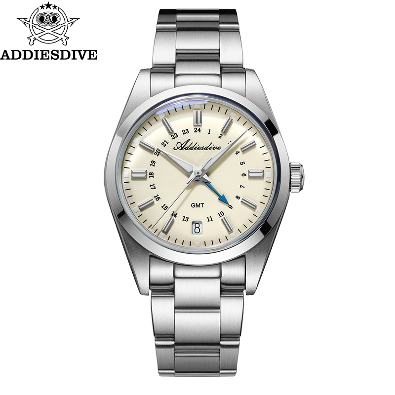 ADDIESDIVE Jam Tangan GMT Mewa - Stainless Bracelet Diver ulasan dan harga