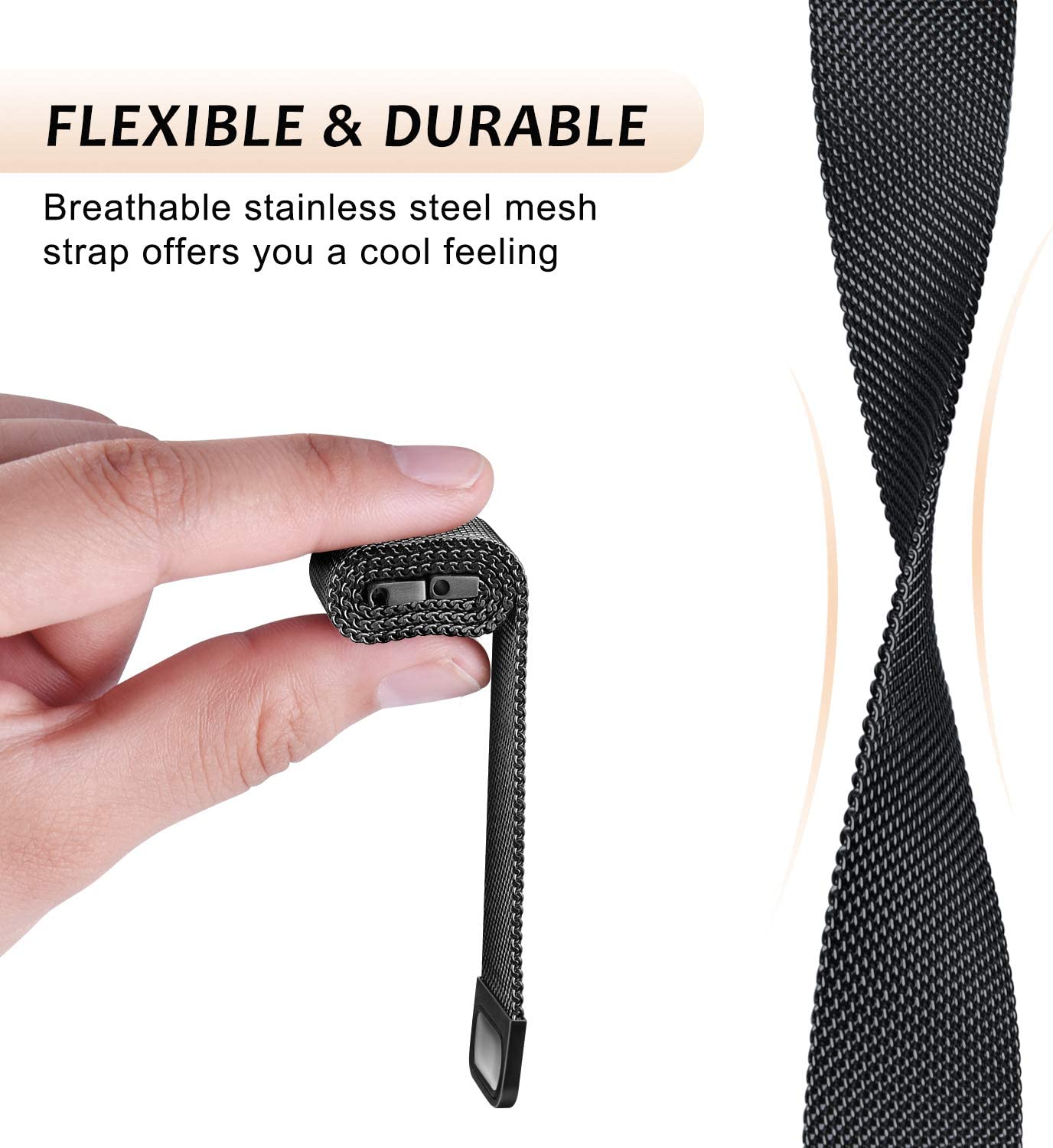Tali Milanese Loop untuk Fitbi - Milanese Loop Magnetic ulasan dan harga