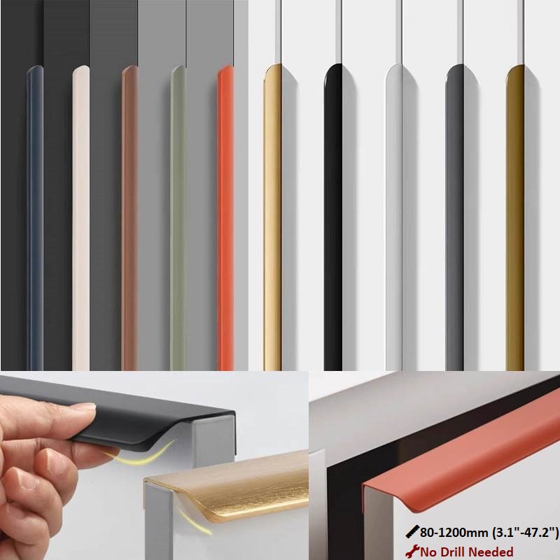 Gagang Kabinet Aluminium Tak T - Curved Spring Bar ulasan dan harga